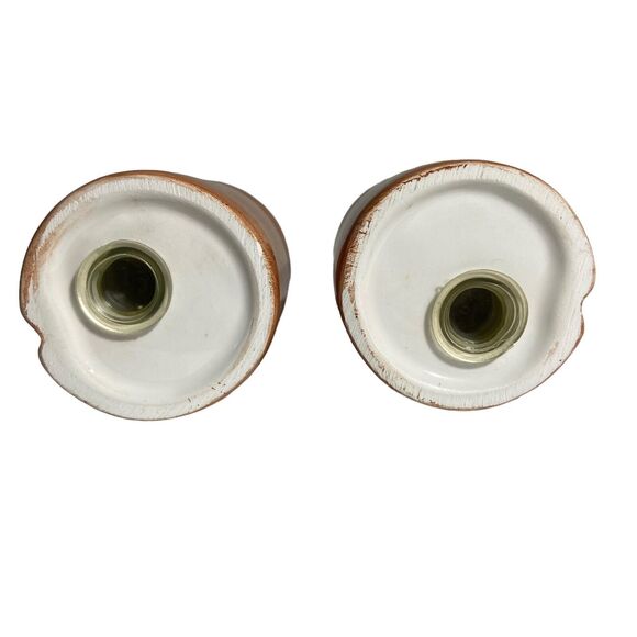 Brown Ceramic Tiki Salt and Pepper Shakers Hawaiian Polynesian Totem Set of 2 - Picture 7 of 10